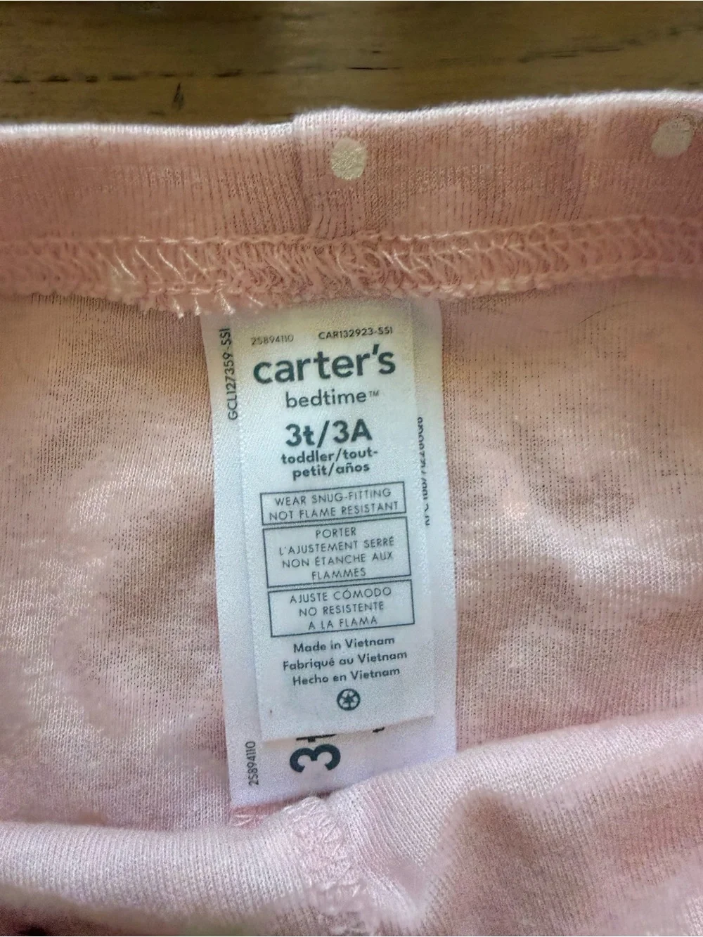 Carter’s 3T Bike Shorts 2-Pack Pink Polka Dot + Navy Stripe